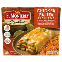 El Monterey Signature Entrée Chicken Fajita Enchilada, Frozen - 10 Ounce