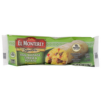 El Monterey Egg, Sausage, Cheese & Potato Burrito - 4.5 Ounce