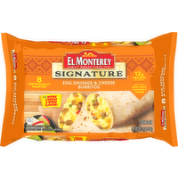 El Monterey Signature Egg, Sausage & Cheese Breakfast Burritos - 4.5 Ounce - 8 Count