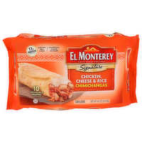 El Monterey Chicken, Cheese & Rice Chimichangas - 4.5 Ounce - 10 Count