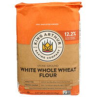 King Arthur Baking Company Stone-Ground White Whole Wheat Flour - 5 Pound