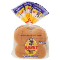 BUNNY Jumbo Hamburger Buns - 2.5 Ounce - 8 Count