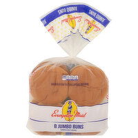 EVANGELINE MAID Jumbo Hamburger Buns - 2.5 Ounce - 8 Count