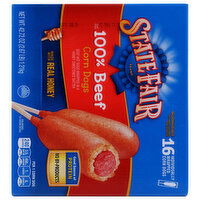 BROOKSHIRE'S St Fair Beef Corn Dog Inv Wrp - 2.67 Ounce - 16 Count