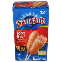 State Fair Made With Real Honey Corn Dogs - 2.667 Ounce - 12 Count