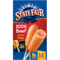 State Fair Beef Corn Dogs, Frozen - 2.667 Ounce - 12 Count