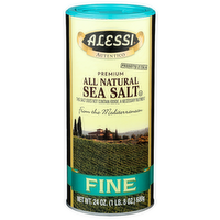 Alessi Fine Sea Salt - 24 Ounce