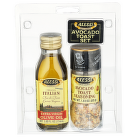 Alessi Extra Virgin Olive Oil And Avocado Toast Seasoning Set - 4.46 Fluid Ounce