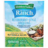 Hidden Valley Restaurant-Style Dressing - 0.4 Ounce