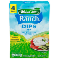 Hidden Valley Thick & Creamy Dips Mix - 4 Ounce