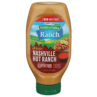 Hidden Valley Nashville Hot Bottled Ez Squeeze Sizzlin Ranch 6/20FO - 20 Fluid Ounce