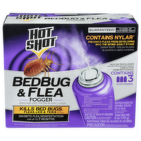 Hot Shot Bedbug & Flea Fogger - 2 Ounce - 3 Count