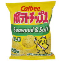 Calbee Seaweed & Salt Potato Chips - 2.8 Ounce