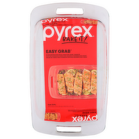 Pyrex Easy Grab Glass Baking Dish With Large Handles - 3 Quart