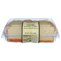 OLD HOME KITCHENS Sliced Vanilla Crème Cake - 14 Ounce