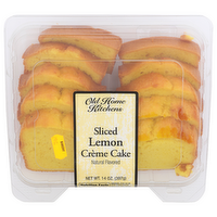 Old Home Kitchens Sliced Lemon Creme Cake - 14 Ounce