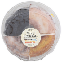 Old Home Kitchens Chocoalte • Vanilla Lemon Crunch Cinnamon Nut Variety Creme Cake - 31 Ounce