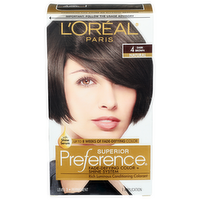 L'oreal Paris With Shine Serum 4 Dark Brown Natural Superior Preference - 1 Count