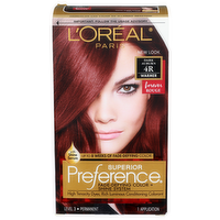 L'oreal Paris Dark Auburn 4r Warmer Superior Preference - 1 Count