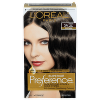 L'oreal Paris 5a Medium Ash Brown Cooler Superior Preference - 1 Count
