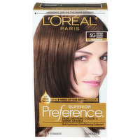 L'oreal Paris Fade-Defying Color + Shine System Medium Golden Brown Warmer Superior Preference - 1 Count