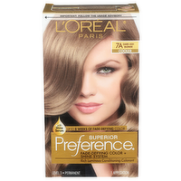 L'oreal Paris Fade-Defying Color + Shine System 7a Dark Ash Blonde Cooler Superior Preference - 1 Count