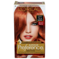 L'oreal Paris With Shine Serum Lightest Auburn 7la Warmer Superior Preferance - 1 Count