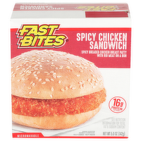 Fast Bites Spicy Chicken Sandwich - 5 Ounce
