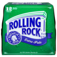 Rolling Rock Extra Pale Premium Beer - 12 Fluid Ounce - 12 Count