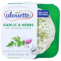 Alouette Soft Spreadable Cheese Garlic & Herbs - 6.5 Ounce