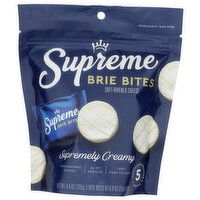 SUPREME Cheese Brie Bites Bag - 0.88 Ounce - 5 Count