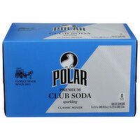 Polar Club Soda 6PK Cans - 7.5 Fluid Ounce - 6 Count
