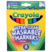 Crayola Colormax Ultra-Clean Washable Classic Markers - 8 Count