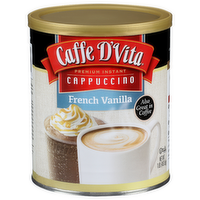 Caffe D'vita French Vanilla Premium Instant Cappuccino - 1 Pound
