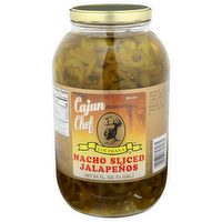 Cajun Chef Nacho Sliced Jalapenos - 64 Fluid Ounce