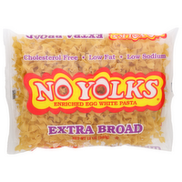 No Yolks Extra Broad Enriched Egg White Pasta - 12 Ounce