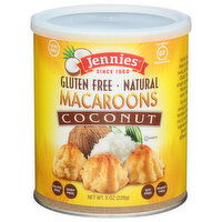 Jennies Macaroon In Canister Coconut - 8 Ounce