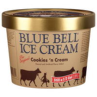 Blue Bell Cookies 'n Cream Ice - 64 Fluid Ounce