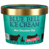 Blue Bell Mint Chocolate Chip Ice Cream - 64 Fluid Ounce