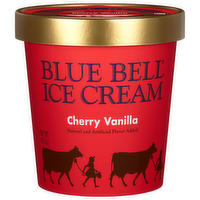 Blue Bell Cherry Vanilla Ice Cream - 16 Fluid Ounce