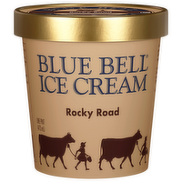Blue Bell Rocky Road Ice Cream - 16 Fluid Ounce