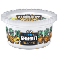 Blue Bell Pineapple Sherbet - 32 Fluid Ounce