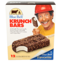 Blue Bell Krunch Bars - 3 Fluid Ounce - 12 Count