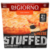 Digiorno Premium Mozzarella, Cheddar, Parmesan, Asiago & Romano Cheese Stuffed Crust Five Topped Pizza - 22.2 Ounce