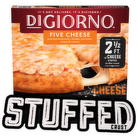 DiGiorno Frozen Pizza Five Cheese Stuffed Crust - 1.39 Pound