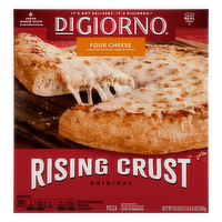 DiGiorno Frozen Pizza, Rising Crust Four Cheese - 24.6 Ounce