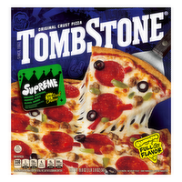 Tombstone Original Crust Pizza, Supreme Freezer Pizza Frozen - 19.8 Ounce