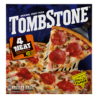 Tombstone Original Crust Pizza, 4 Meat Freezer Frozen - 20.2 Ounce