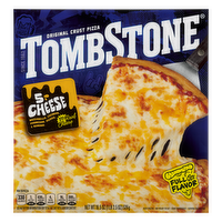 Tombstone Original Crust Pizza, 5 Cheese Freezer Pizza Frozen - 18.5 Ounce