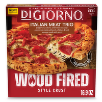 DiGiorno Italian Meat Trio Pizza With Wood Fired Style Crust - 16.9 Ounce